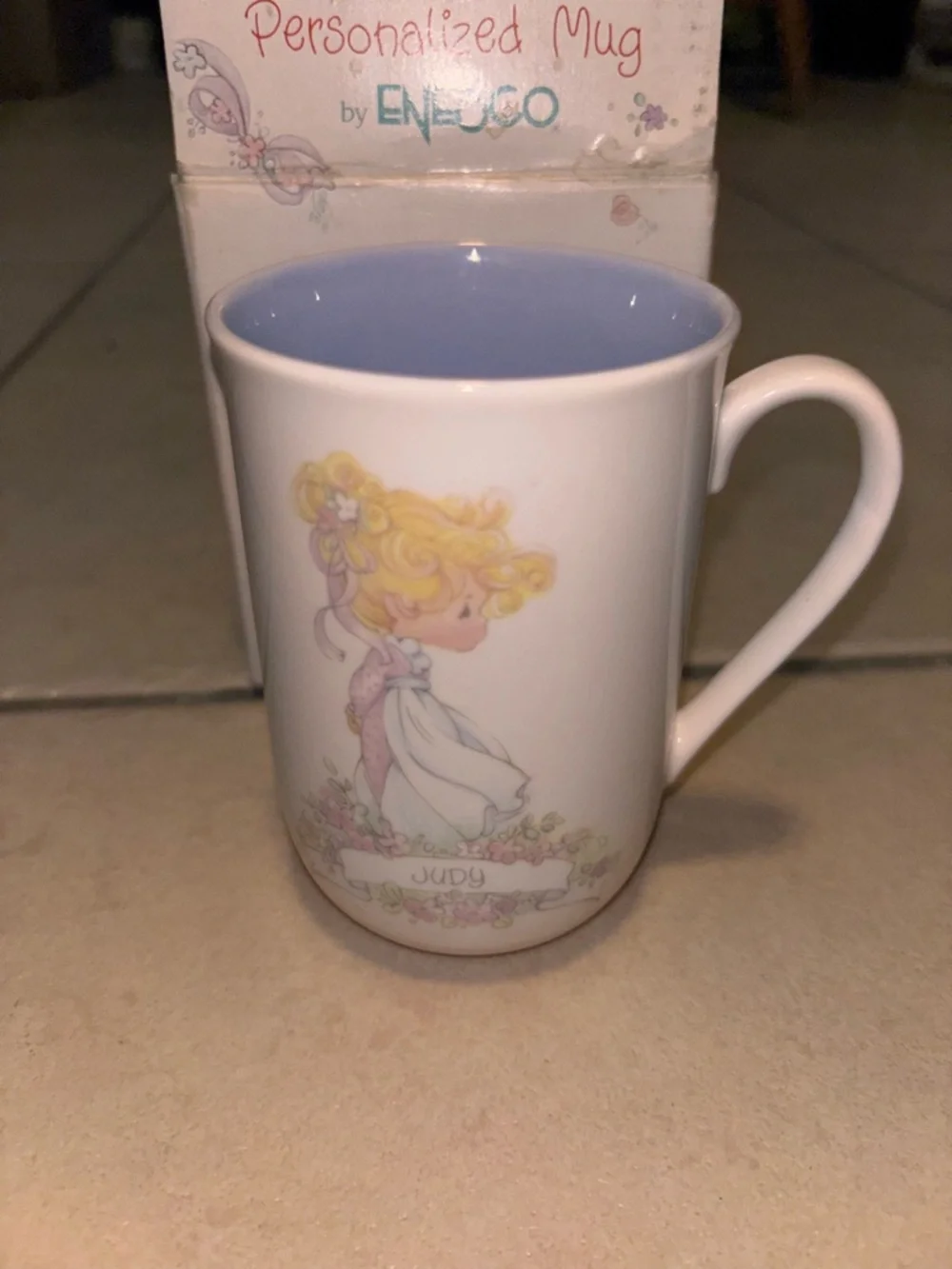 Vintage 1989 Enesco Precious Moments Personalized Judy